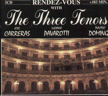 Jose Carreras - Luciano Pavarotti - Placido Domingo - Rendez, Verzenden, Gebruikt