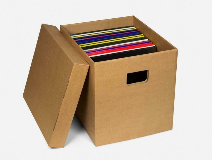 Opbergdoos voor 125 Platen - Set van 2 stuks, Cd's en Dvd's, Vinyl | Pop, Nieuw in verpakking, Verzenden