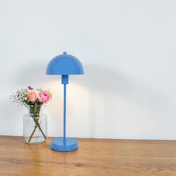 Herstal - Lampe de table (2) - Vienda - Bleu Océan - Acier -