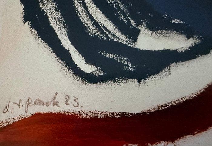 A.R. Penck (1939-2017) - Die Zukunft des Emigranten II,, Antiquités & Art, Art | Dessins & Photographie