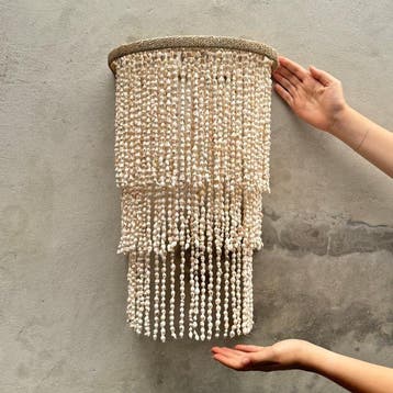 NO RESERVE PRICE - SL18 - Natural Shell Wall Lamp – Elegant, Antiek en Kunst