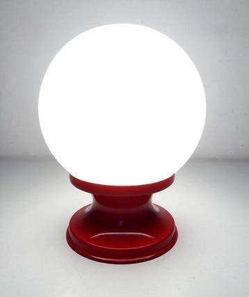 Lampe de table - Acier, Verre - Design des années 60
