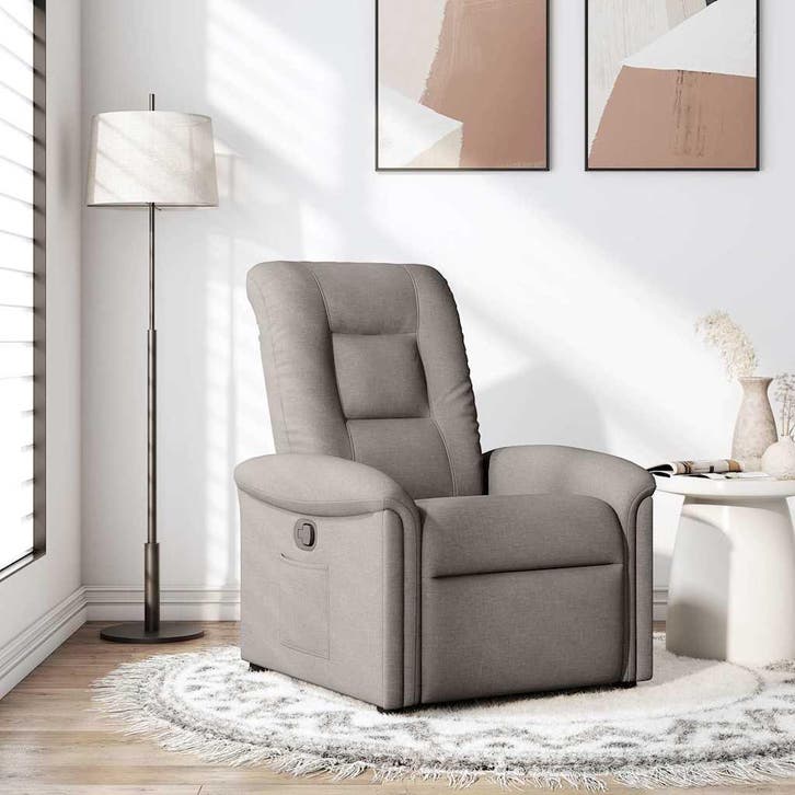 Verstelbare fauteuil taupe | Tweede kansje, OP=OP, Maison & Meubles, Fauteuils, Envoi