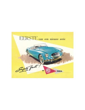 1956 MG MGA BROCHURE NEDERLANDS
