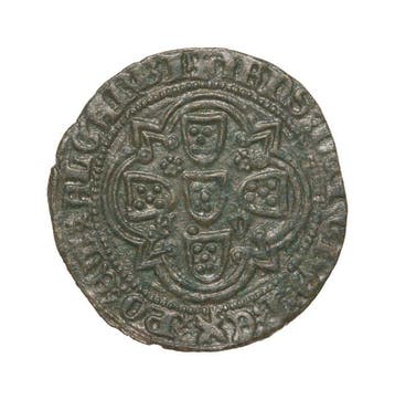 Portugal. D. João I (1385-1433). Real de Dez Soldos - €V/€-V