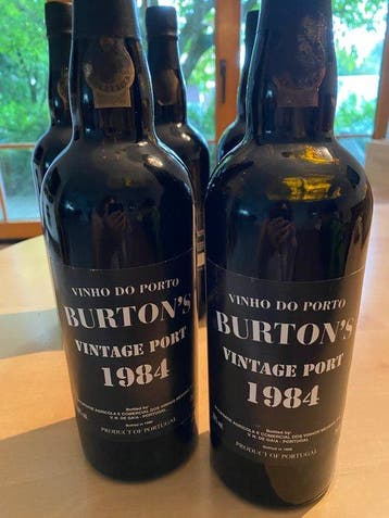 1984 Burtons - Vintage Port - Gebotteld in 1986 - Douro - 6, Nieuw