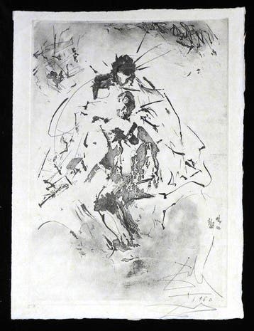 Salvador Dali (1904-1989) - Isis Soutenant Osiris Mutilé