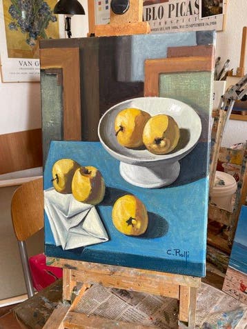 Claudio Rolfi (1960) - Nello studio
