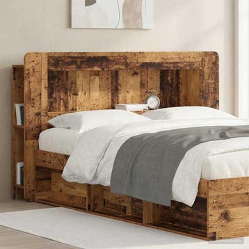 vidaXL Hoofdeinde Kast met opslag Oud hout Geconstrueerd, Verzenden, Nieuw