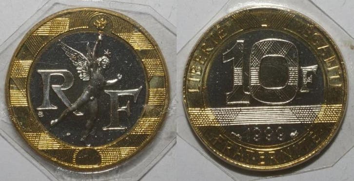 France Gadoury 827 10 Francs 1999 Type Genie De La Bastil..., Timbres & Monnaies, Monnaies | Europe | Monnaies non-euro, Envoi