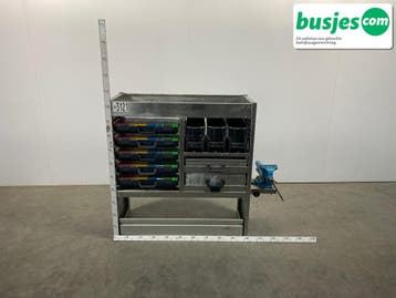 Aluca bedrijfswageninrichting 1010x420x1050mm (3121), Verzenden, Gebruikt