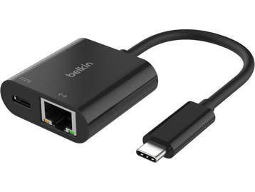 Veiling - Belkin Connect USB-C/Ethernet- en oplaadadapter (1, Gebruikt