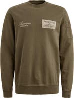 PME Legend Sweater Logo Olive maat Maat 52/54 (L) Heren, Maat 52/54 (L), Verzenden, Nieuw, PME Legend