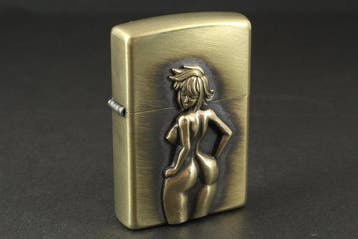 Zippo - Sexy Girl - Zakaansteker - Messing, Nieuw