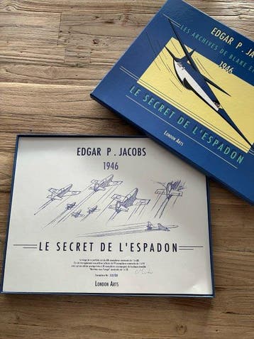 E. P. Jacobs - Le Secret de lEspadon - 2006 - 1 Portfolio -, Boeken, Nieuw