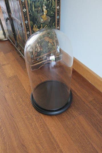 Stolp - Glas - 2000-2010 - Extra grote glazen stolp - 48 cm