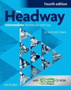 New Headway intermediate 4e workbook with key & iChecker, Boeken, Verzenden, Zo goed als nieuw, John Soars