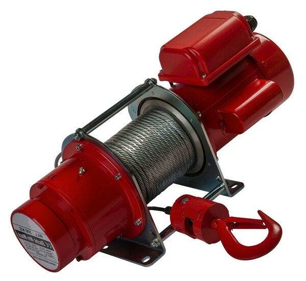Elektrische treklier 230V 0,2 ton trekbereik 28 meter enkele, Autos : Divers, Outils de voiture, Envoi