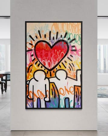Gunnar Zyl - Heart / Keith Haring & Zyl XXL