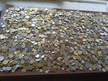 Wereld. Massive lot of approx +- 20 kilogram world coins!