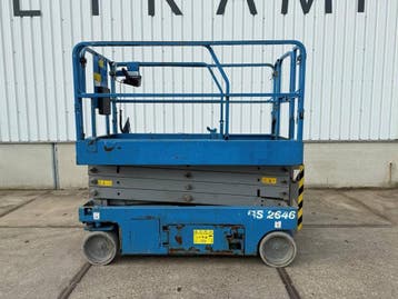 Veiling: Schaarhoogwerker Genie GS-2646 Elektrisch 9.8m 2014, Ophalen