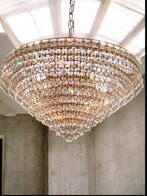 Plafonnier - Bronze, Cristal, Antiquités & Art