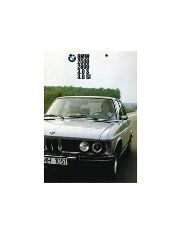 1973 BMW 2500 | 2800 | 3.0S | 3.0SI BROCHURE NEDERLANDS, Nieuw