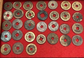 China. Lot of 31 Bronze Coins – Imperial China (Various, Postzegels en Munten