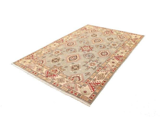 Kazak - Vloerkleed - 231 cm - 160 cm - Handgemaakt -, Huis en Inrichting, Stoffering | Tapijten en Vloerkleden