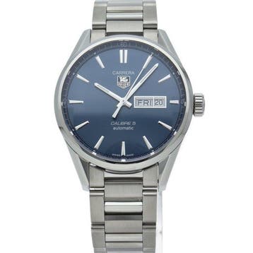 TAG Heuer - Carrera Calibre 5 Day Date Blue - WAR201E.BA0723