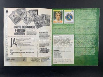1990/91 Panini Original Panini Sticker Album  Voetbal 91, Nieuw