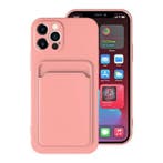 iPhone 7 Kaarthouder Hoesje - Wallet Card Slot Cover Roze, Verzenden, Nieuw