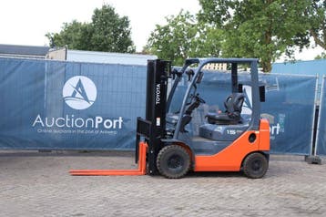 Veiling: Heftruck Toyota 42-8FDL15 Diesel 1500kg 3.0m 2025, Ophalen