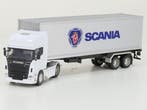 Schaal 1:32 Welly Scania R730 trekker met trailer #9371, Ophalen of Verzenden, Gebruikt