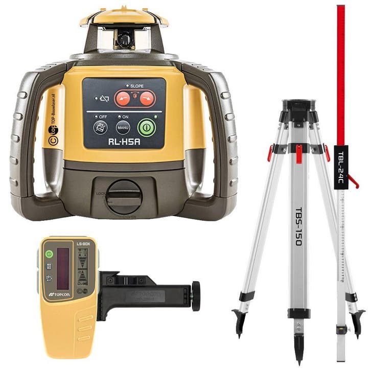 TOPCON RL-H5A Bouwlaser, Complete Actie Set incl. Kalibratie, Bricolage & Construction, Instruments de mesure, Envoi