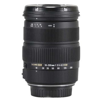 Sigma 18-200mm f/3.5-6.3 DC OS HSM voor Canon  met garantie, Ophalen of Verzenden, Gebruikt