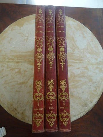 Collectif - 3 Albums Lillustration - 1844-1846