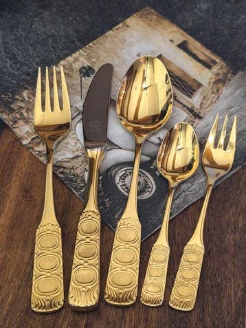 AMC Solingen , 23/24 Karat vergoldet - Selten - Ménagère