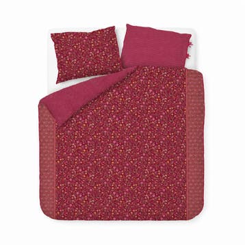 Pip Studio Flora Bangalore Dekbedovertrek - Donker roze - 2-, Huis en Inrichting, Nieuw