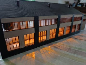 Faller H0 - Modeltreingebouwen (1) - Locomotiefloods met, Hobby en Vrije tijd, Modeltreinen | H0, Nieuw