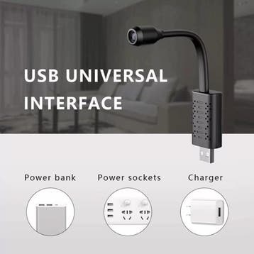 Mini Security Camera met WiFi - Buigbaar 1080p HD Camcorder, Verzenden, Nieuw