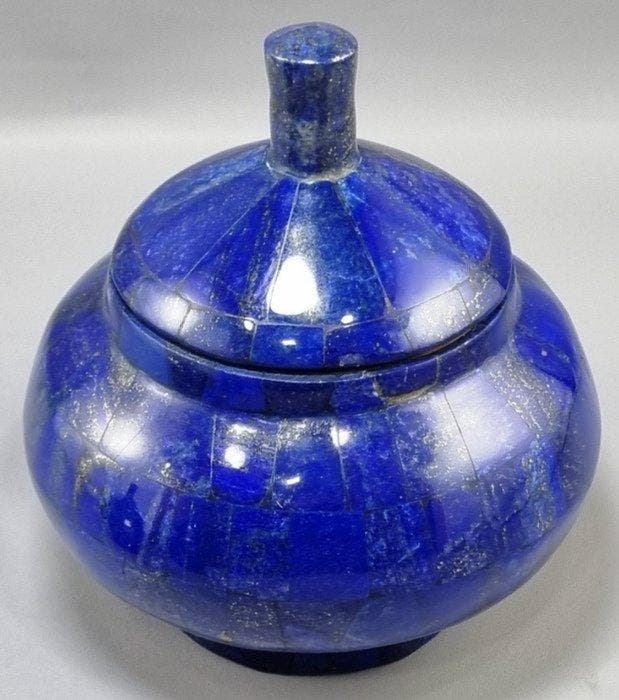 Set van 3 prachtige handgemaakte lapis lazuli-stenen, Verzamelen, Mineralen en Fossielen
