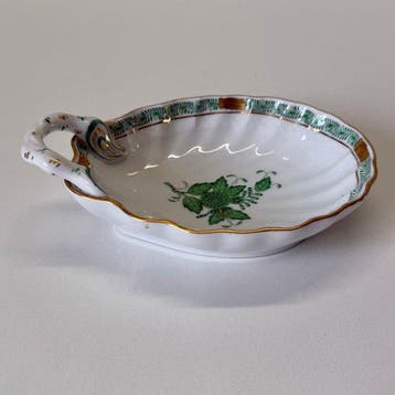 Herend - Bonbon mand - Chinese Bouquet Green (Apponyi) -, Antiek en Kunst