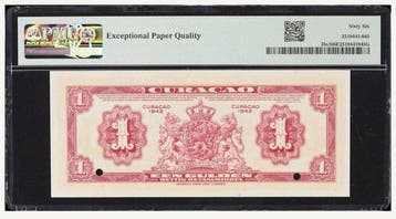 Curaçao. - 1 Gulden - 1942 - Specimen - Pick 35s1 (Sans prix