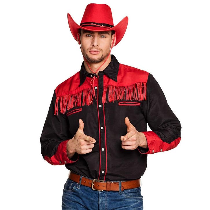 Cowboy Shirt Heren Rood, Vêtements | Hommes, Costumes de carnaval & Vêtements de fête, Envoi