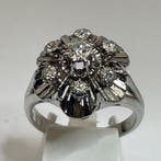 Bague déternité - 18 carats Or blanc Diamant (Naturelle) -