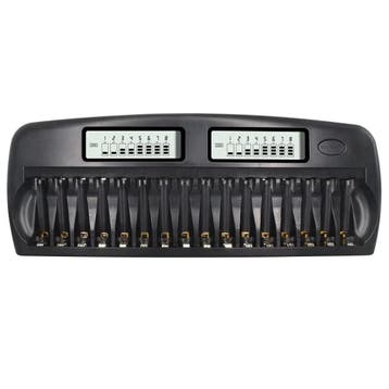 DrPhone BL16 Batterijlader 16-slots AA/AAA/ NiMH / Ni-CD, Verzenden, Nieuw