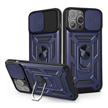 iPhone 13 Mini - Armor Hoesje met Kickstand en Camera, Verzenden, Nieuw