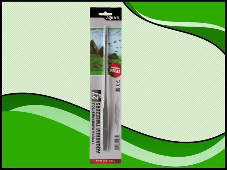 Aquael RVS Plantenpincet straight 27cm (Aquascape tools), Dieren en Toebehoren, Vissen | Aquaria en Toebehoren, Plant(en), Steen of Hout