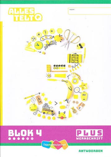 Alles Telt Q Antwoorden Werkschrift Plus blok 4 groep 3, Verzenden